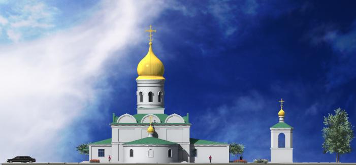 Фото  храм святого праведного воина Феодора Ушакова г. Астрахани